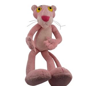 Aurora Pink Panther Vintage Flexible Plush Missing Tag‎ Pre-Owned